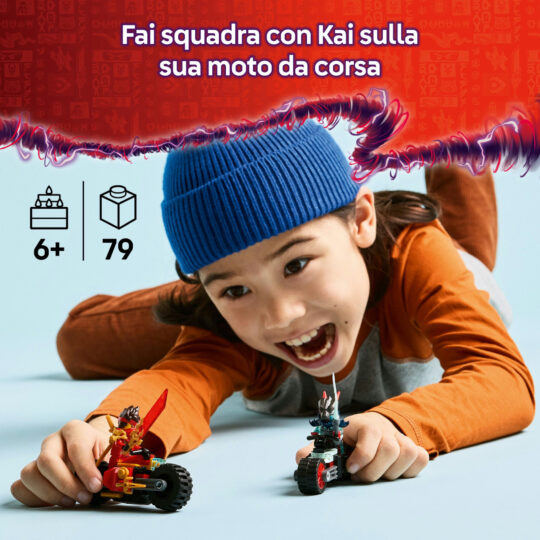 LEGO Ninjago 71838 Moto Kai: 2 motociclette, 2 minifigure - LEGO
