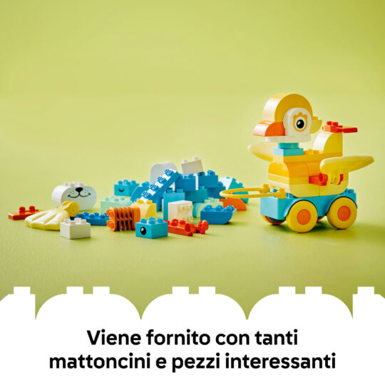 LEGO Duplo 10448 Animali su Ruote 3in1: anatra, pesce, cane - LEGO