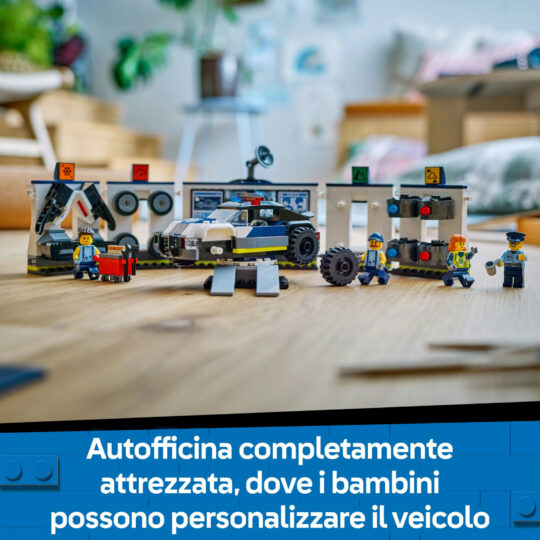 LEGO City 60457 Officina auto polizia: modulare, 4 minifigure - LEGO Shop