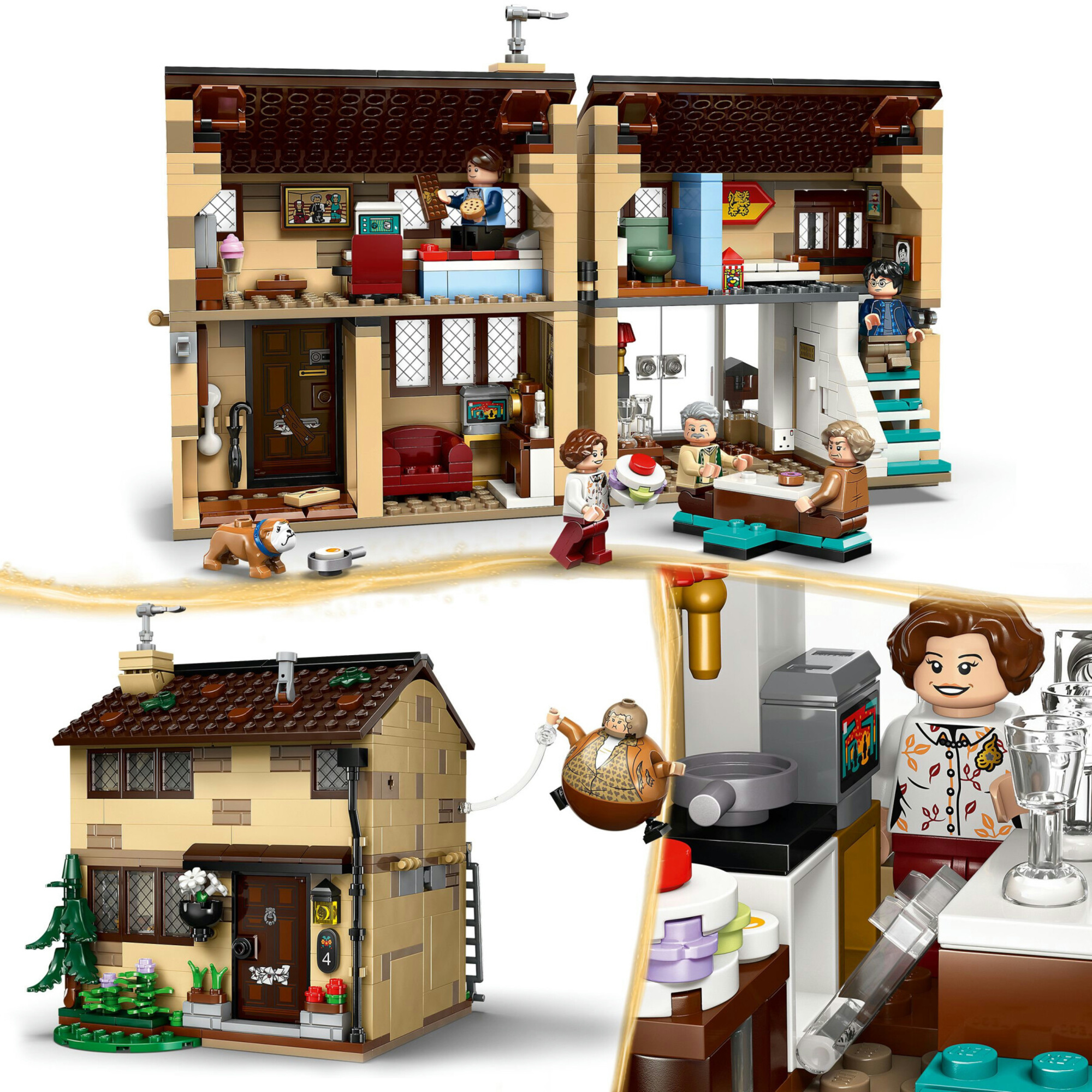 LEGO Harry Potter 76451 Privet Drive: Visita Marge, 6 personaggi - Harry Potter, LEGO