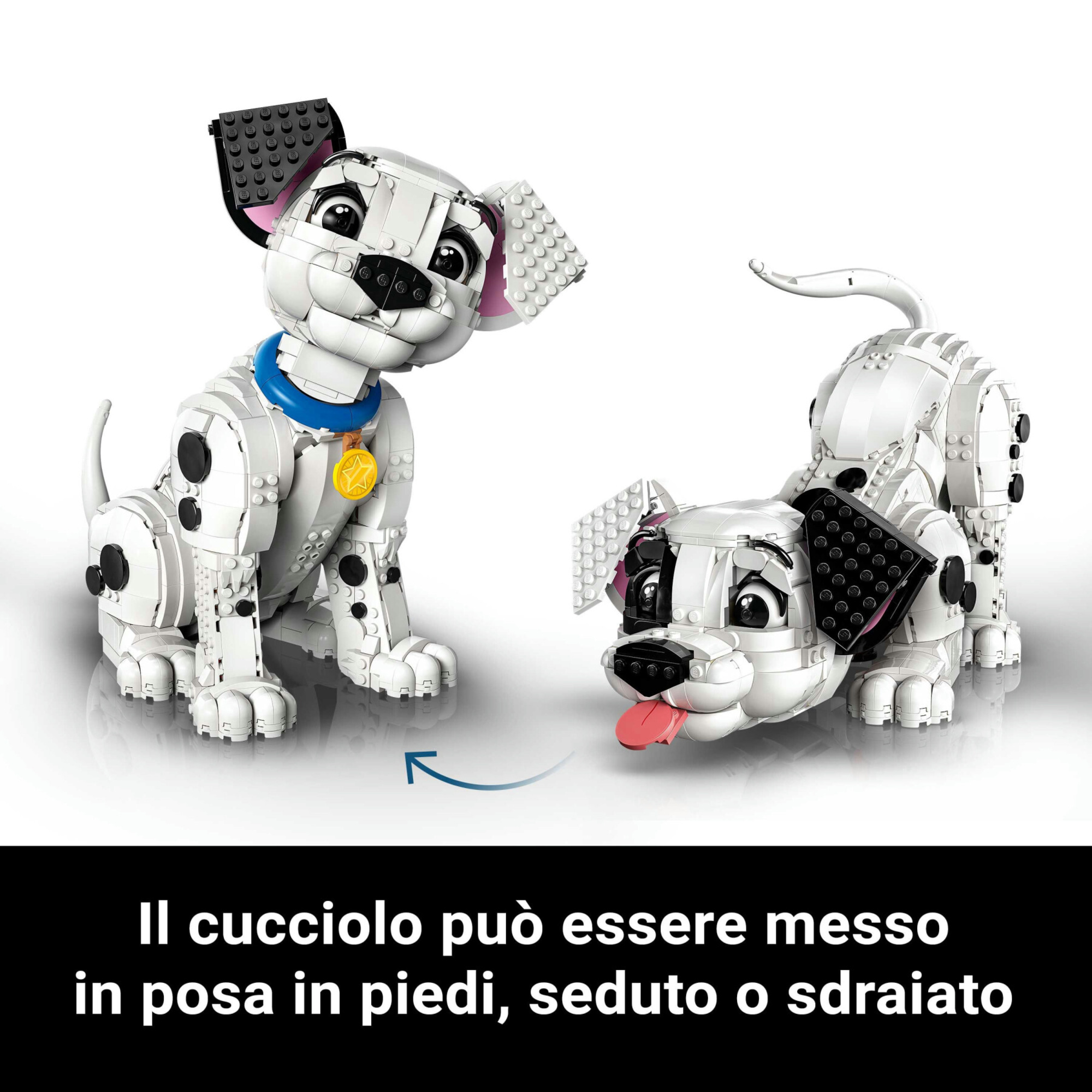 LEGO Disney Oceania 43269 Cucciolo 101: Kit modellismo personalizzabile - LEGO