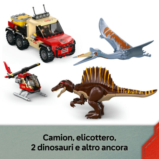 LEGO Jurassic World 76976 Missione aerea con Spinosauro - Jurassic World, LEGO