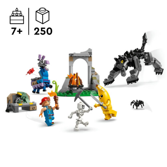 LEGO Fortnite 77075 Campo Bananita starter: 3 minifigure, gaming - Fortnite, LEGO