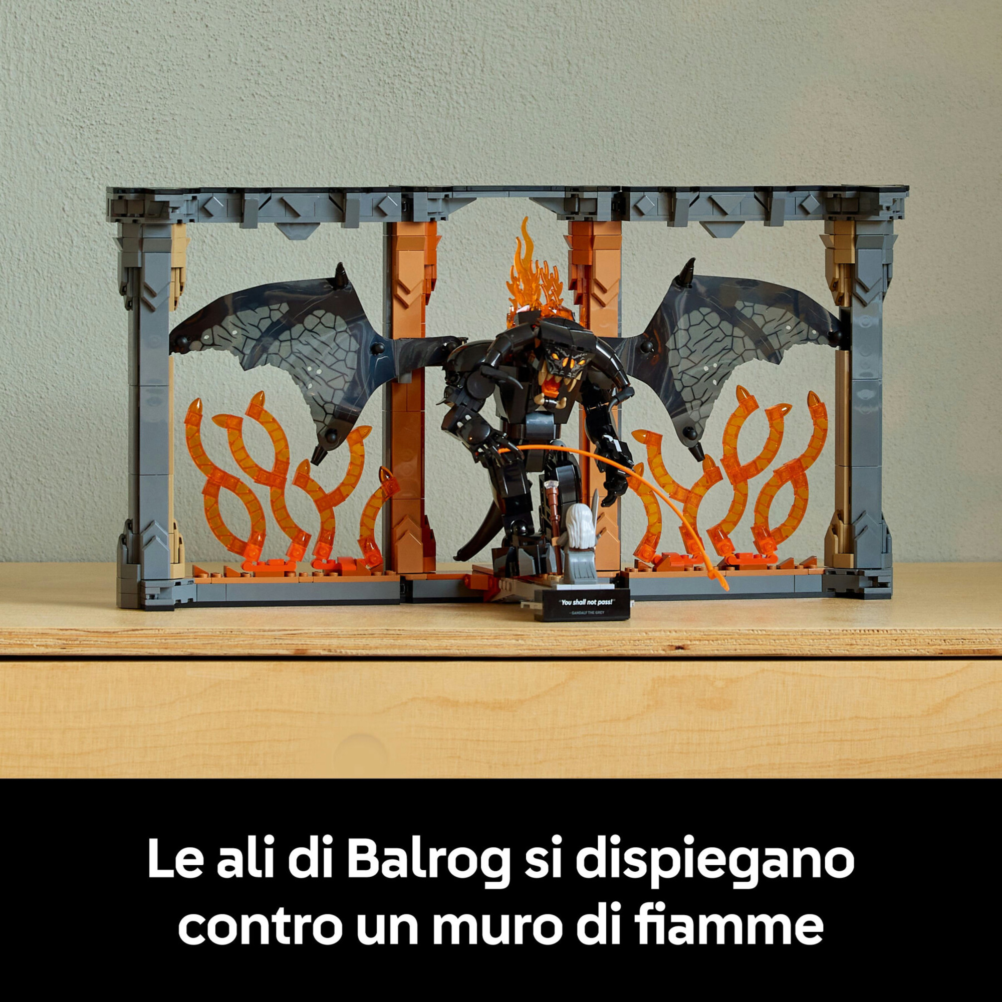 LEGO Icons 10367 Book Nook Balrog, Il Signore degli Anelli - LEGO