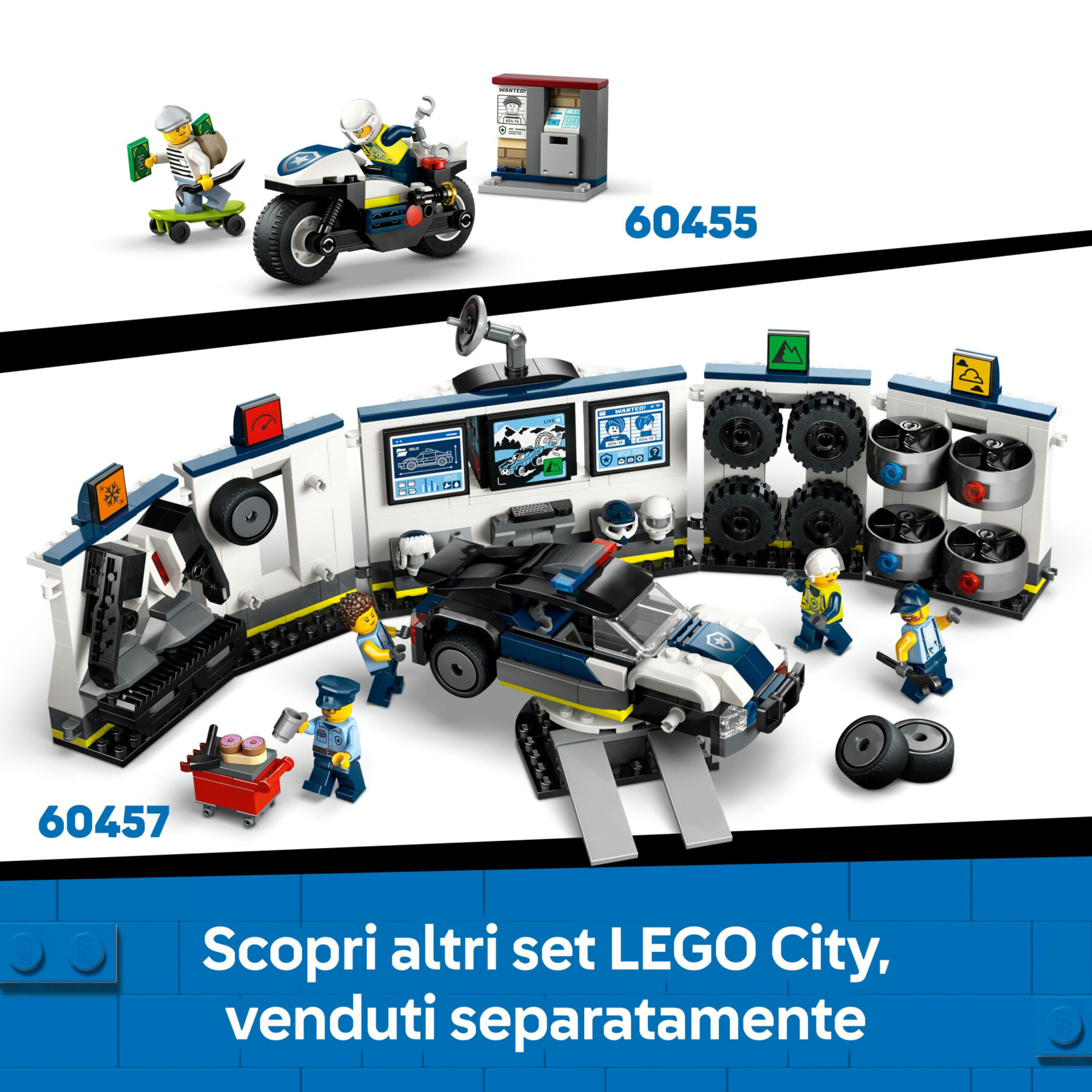 LEGO City 60456 Inseguimento motoscafo polizia: 2 barche, squalo - LEGO