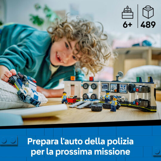 LEGO City 60457 Officina auto polizia: modulare, 4 minifigure - LEGO Shop