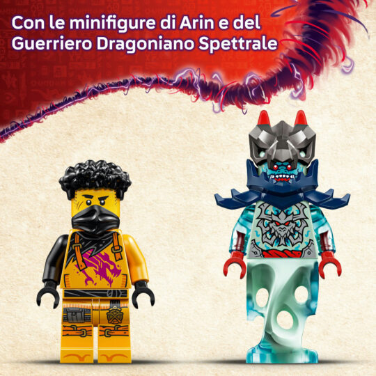 LEGO Ninjago 71839 Battle Mech Spinjitzu Arin: drago, 2 minifigure - LEGO