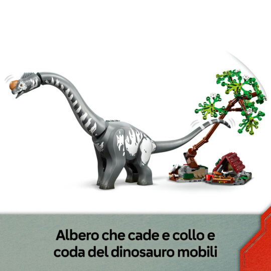 LEGO Jurassic World 76973 Raptor e Titanosauro in fuga - Jurassic World, LEGO