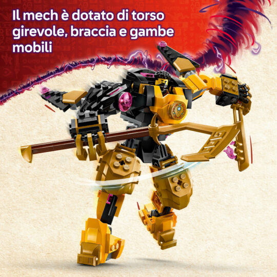 LEGO Ninjago 71839 Battle Mech Spinjitzu Arin: drago, 2 minifigure - LEGO