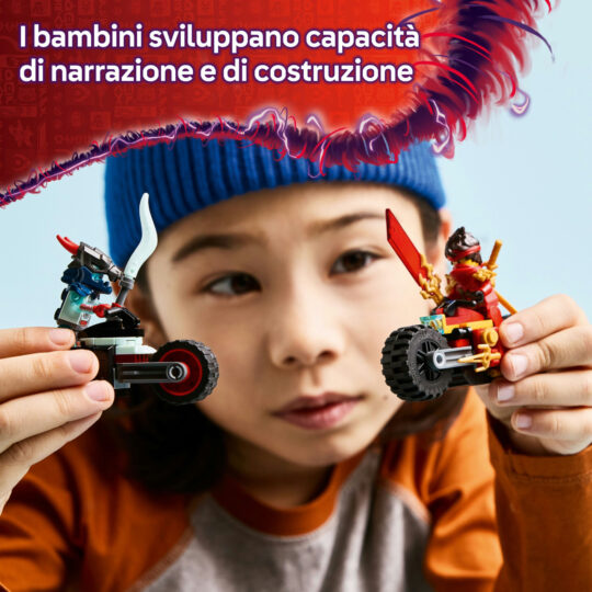 LEGO Ninjago 71838 Moto Kai: 2 motociclette, 2 minifigure - LEGO