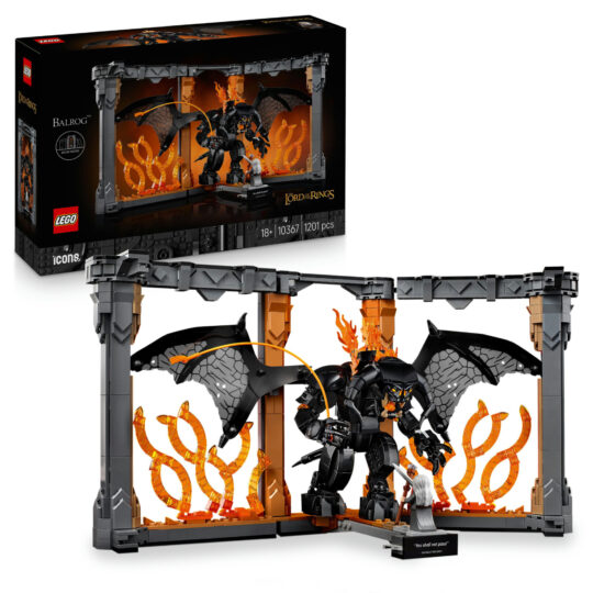 LEGO Icons 10367 Book Nook Balrog, Il Signore degli Anelli - LEGO