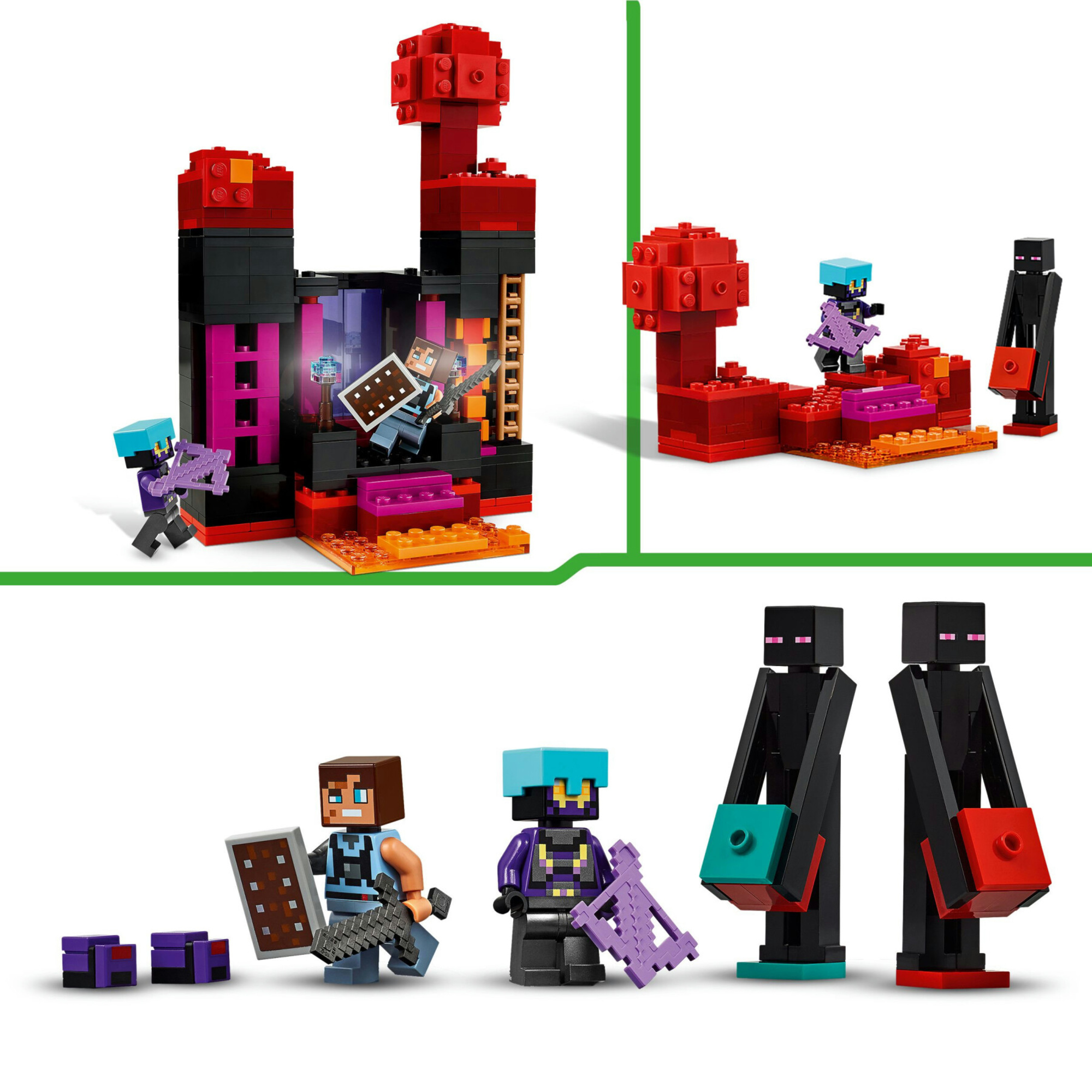 LEGO Minecraft 21279 2in1 Torre Enderman: modulare, 6 personaggi - LEGO Shop, Minecraft