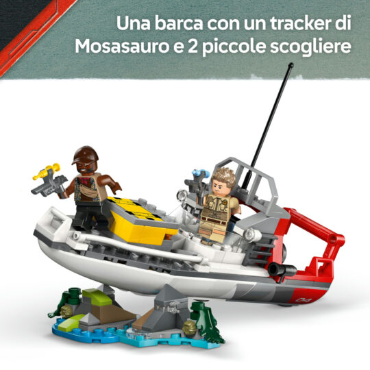 LEGO Jurassic World 76974 Attacco del Mosasauro - Jurassic World, LEGO