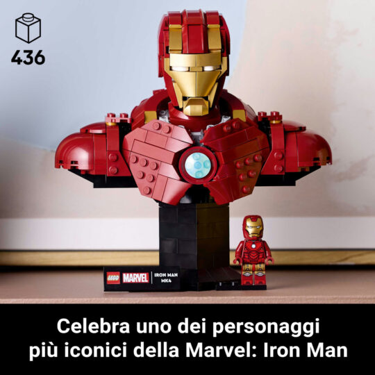 LEGO Marvel 76327 Busto di Iron Man MK4 - LEGO Shop, Marvel