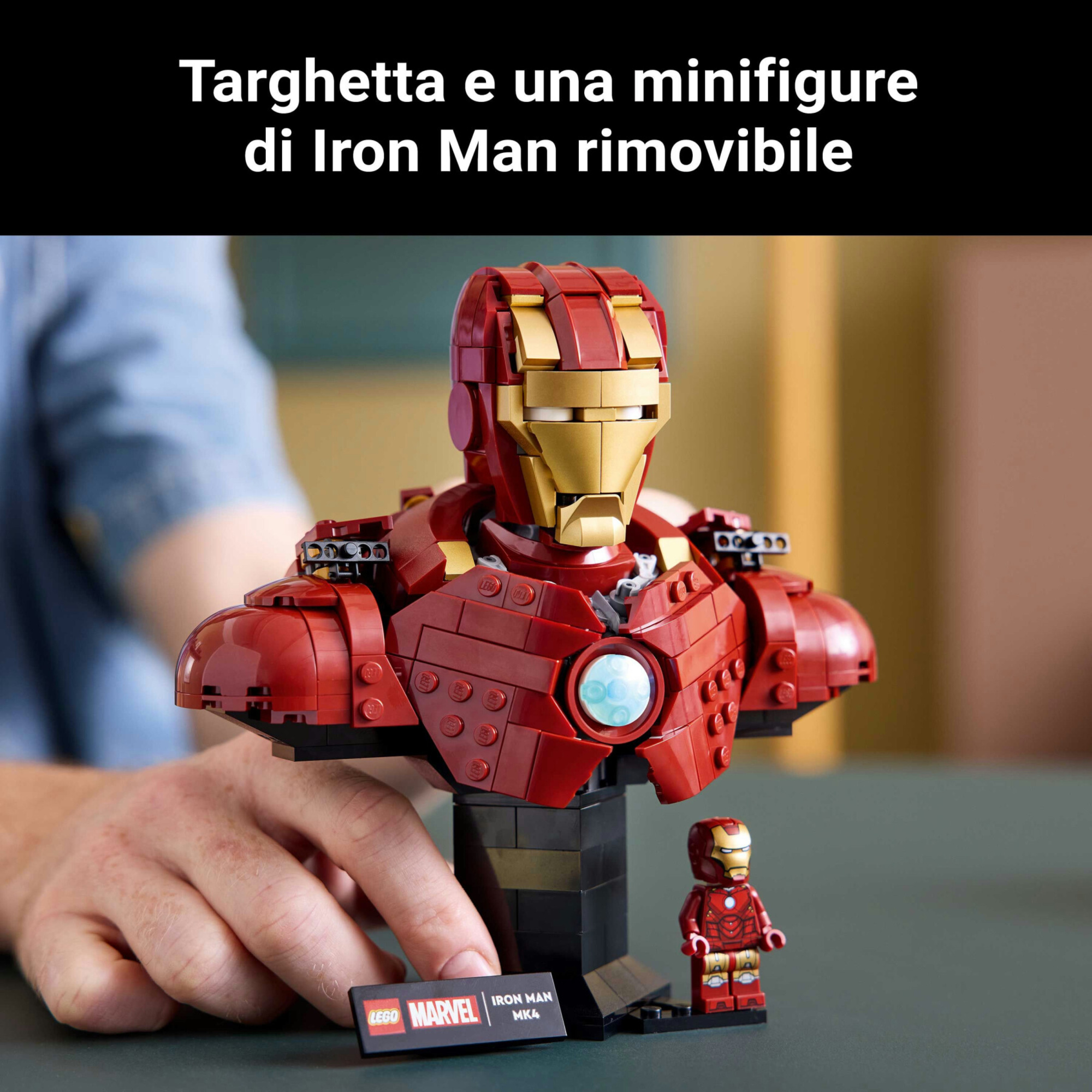 LEGO Marvel 76327 Busto di Iron Man MK4 - LEGO Shop, Marvel