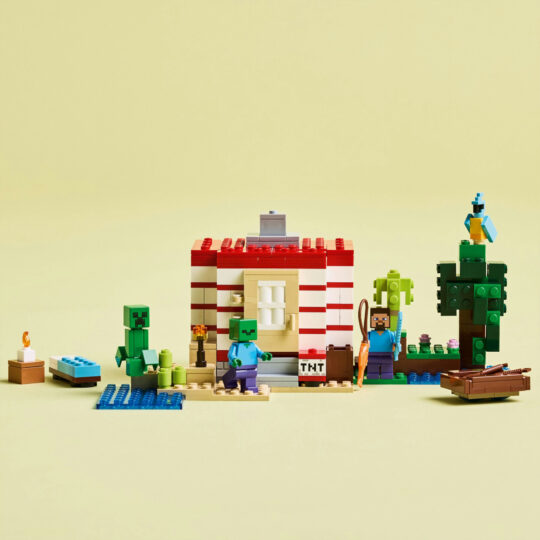 LEGO Minecraft 21275 Casa giungla esplosiva: tnt, barca, 3 personaggi - LEGO, Minecraft