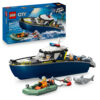 LEGO City 60456 Inseguimento motoscafo polizia: 2 barche, squalo - LEGO