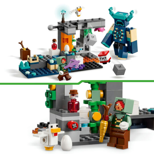 LEGO Minecraft 21274 Sorvegliante: minifigure, caduta massi - LEGO Shop, Minecraft