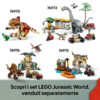 LEGO Jurassic World 76972 Fuga dal Raptor in fuoristrada - Jurassic World, LEGO