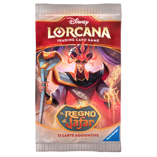 Bustina da 12 Carte, Lorcana Il Regno di Jafar - Disney Lorcana