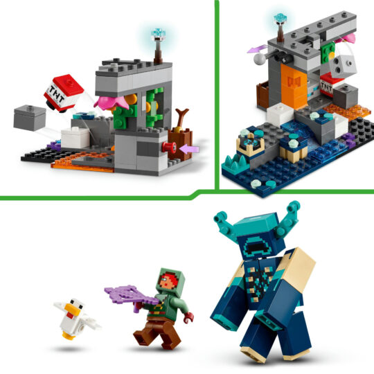 LEGO Minecraft 21274 Sorvegliante: minifigure, caduta massi - LEGO Shop, Minecraft