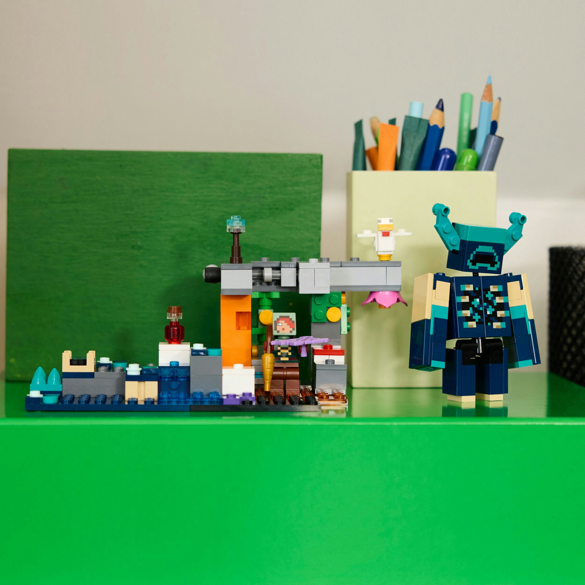 LEGO Minecraft 21274 Sorvegliante: minifigure, caduta massi - LEGO Shop, Minecraft