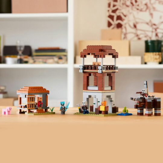 LEGO Minecraft 21278 Avamposto saccheggiatore: fortezza, razziatore - LEGO, Minecraft