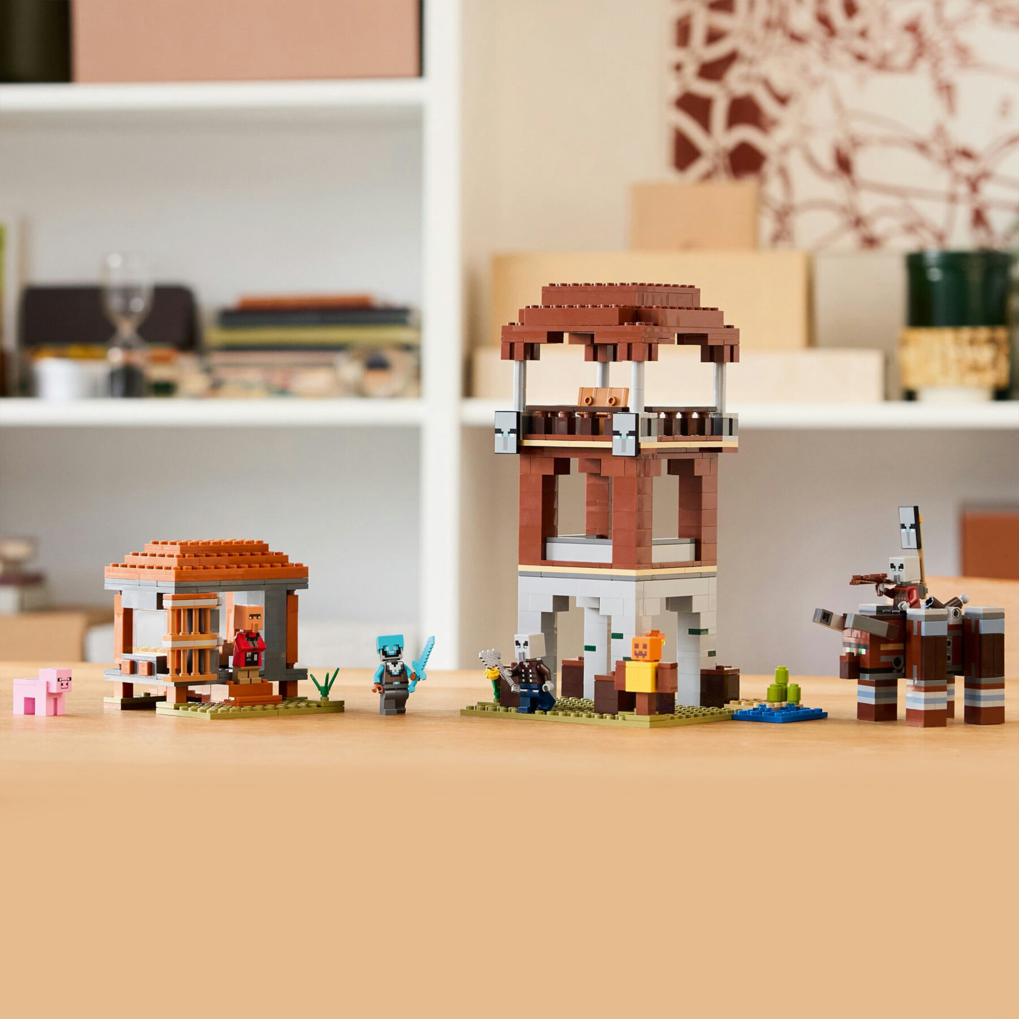 LEGO Minecraft 21278 Avamposto saccheggiatore: fortezza, razziatore - LEGO, Minecraft