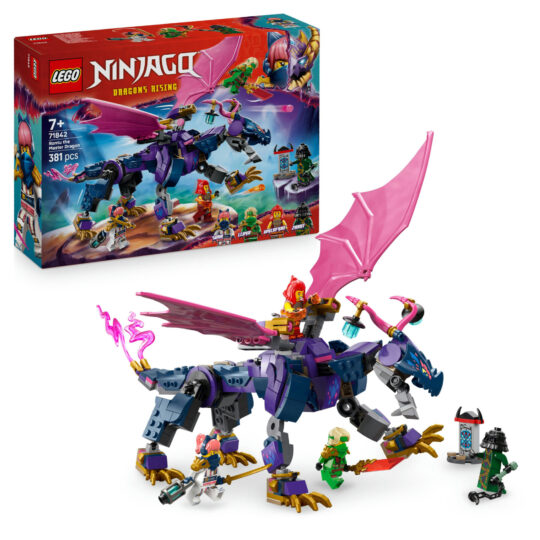 LEGO Ninjago 71842 Rontu Drago Maestro: snodabile, 3 minifigure - LEGO