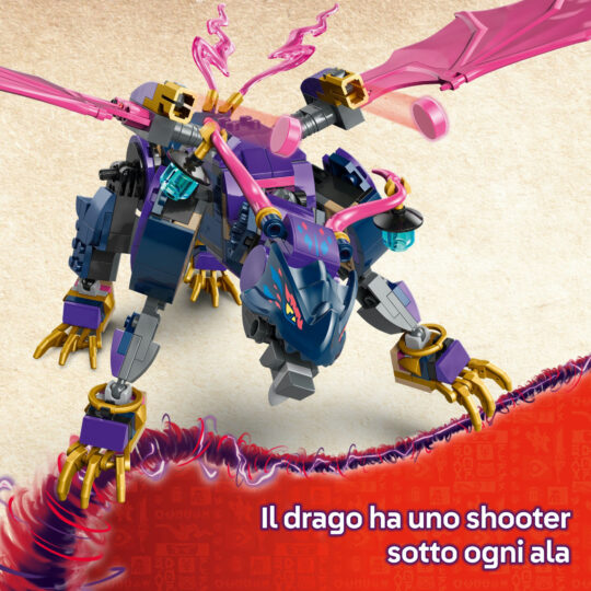 LEGO Ninjago 71842 Rontu Drago Maestro: snodabile, 3 minifigure - LEGO