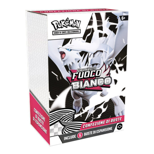 Confezione 6 buste Pokémon Scarlatto e Violetto, Fuoco Bianco - Pokémon