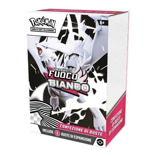 Confezione 6 buste Pokémon Scarlatto e Violetto, Fuoco Bianco - Pokémon