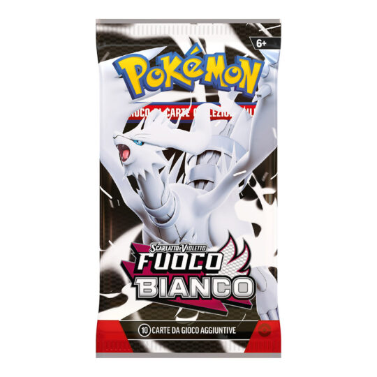 Confezione 6 buste Pokémon Scarlatto e Violetto, Fuoco Bianco - Pokémon