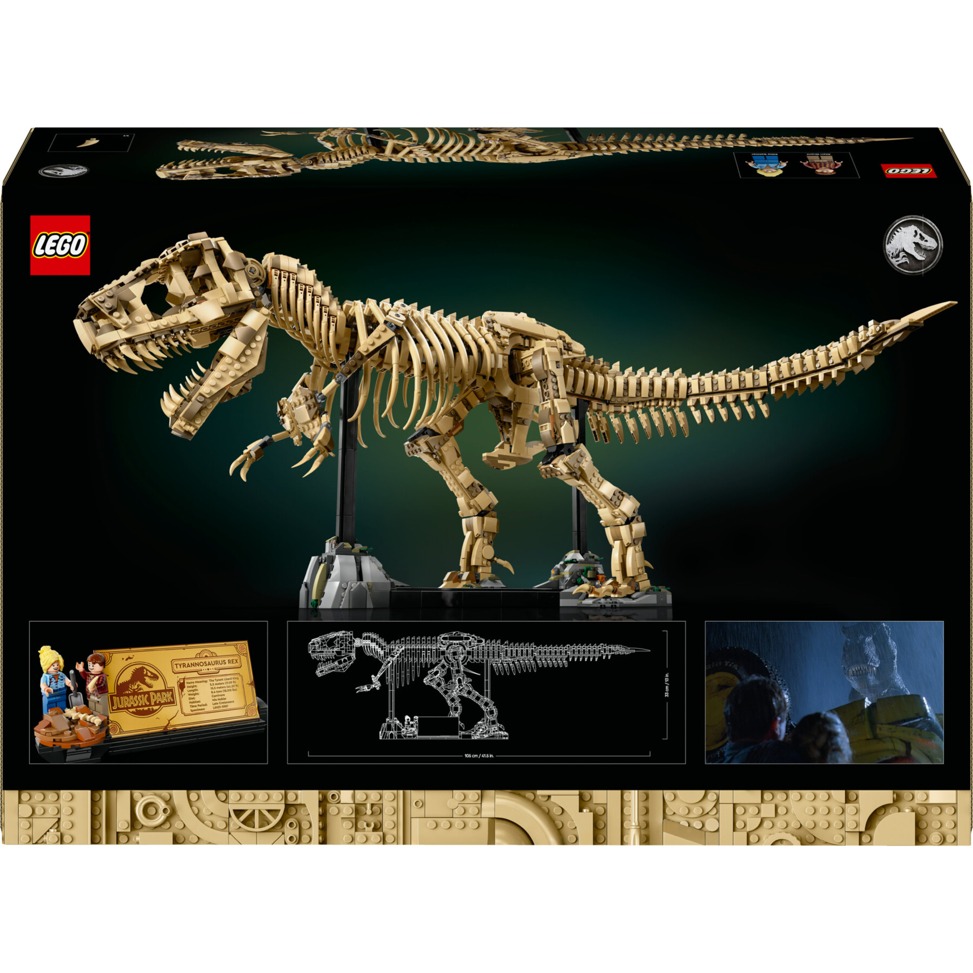 LEGO Jurassic World 76968 Fossili Tirannosauro - Jurassic World, LEGO