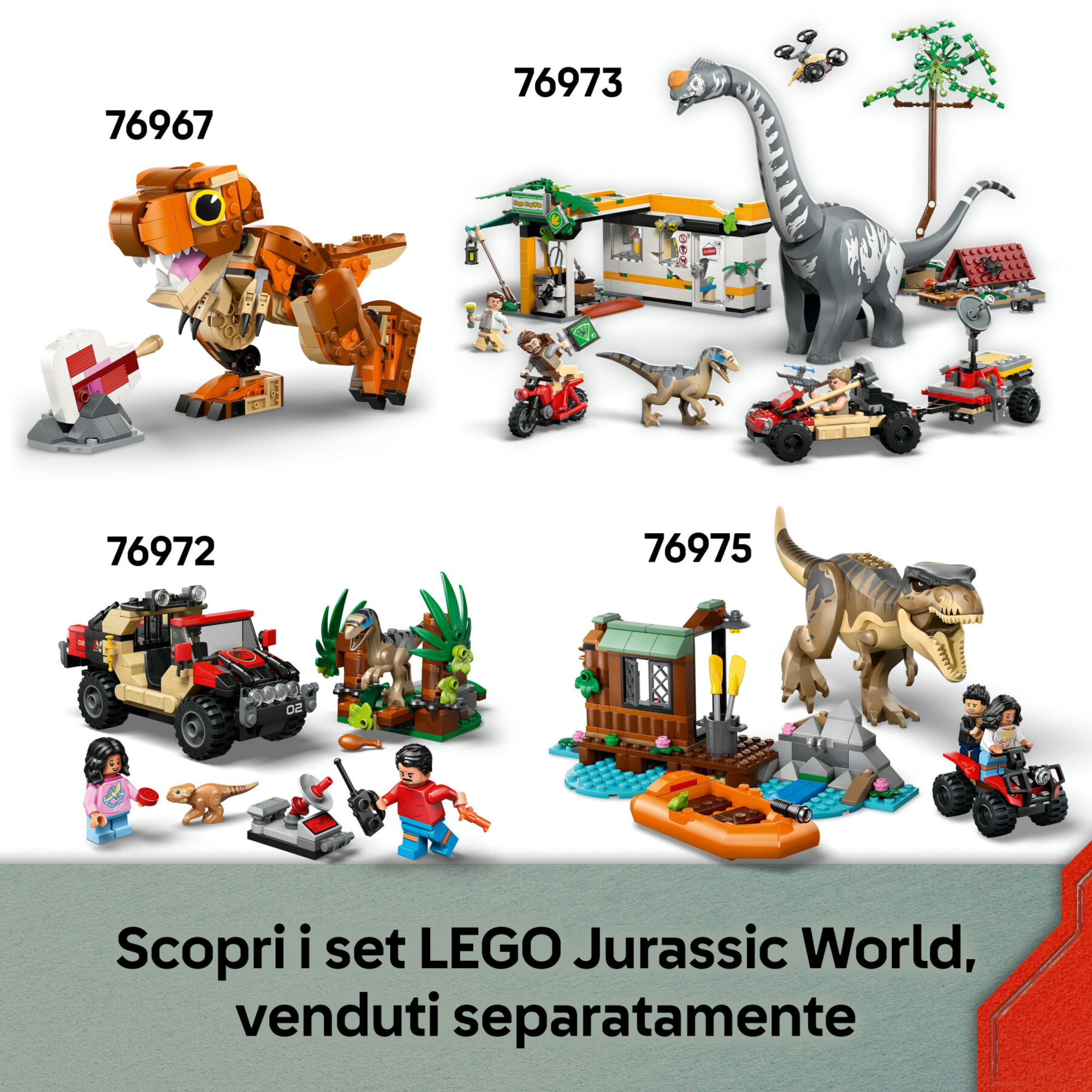 LEGO Jurassic World 76970 Cucciolo Dolores Aquilops - Jurassic World, LEGO Shop