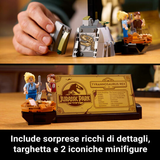 LEGO Jurassic World 76968 Fossili Tirannosauro - Jurassic World, LEGO