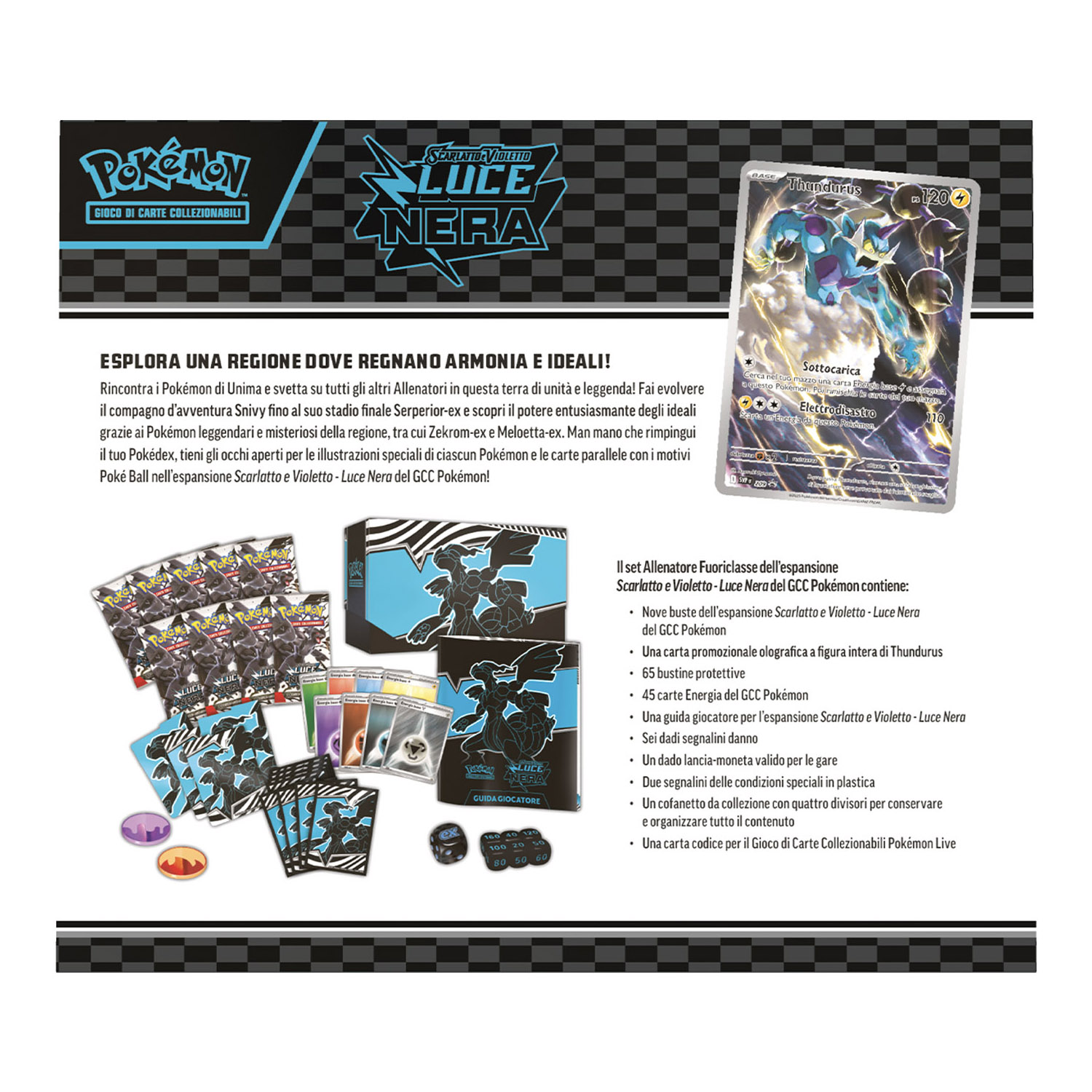 Pokémon Set Allenatore Fuoriclasse Scarlatto e Violetto, Luce Nera - Pokémon