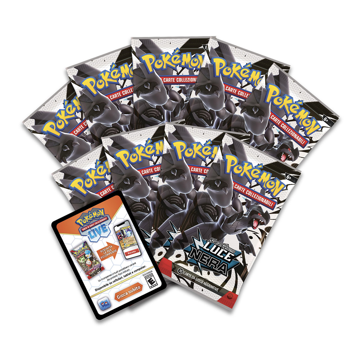 Pokémon Set Allenatore Fuoriclasse Scarlatto e Violetto, Luce Nera - Pokémon