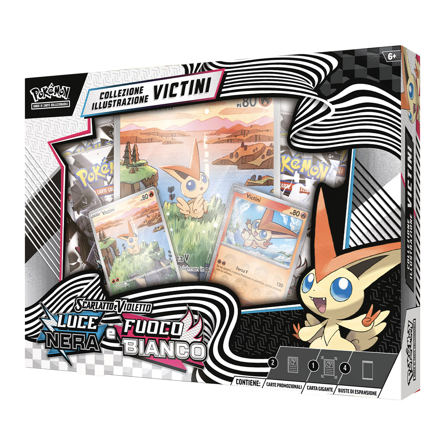 Pokémon Collezione Illustrazione Victini, Unima - Pokémon