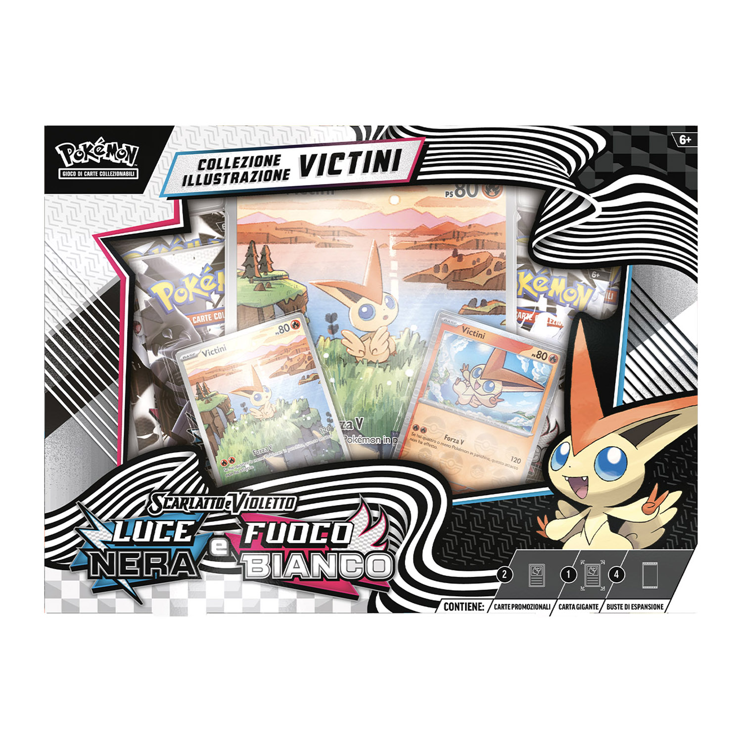Pokémon Collezione Illustrazione Victini, Unima - Pokémon