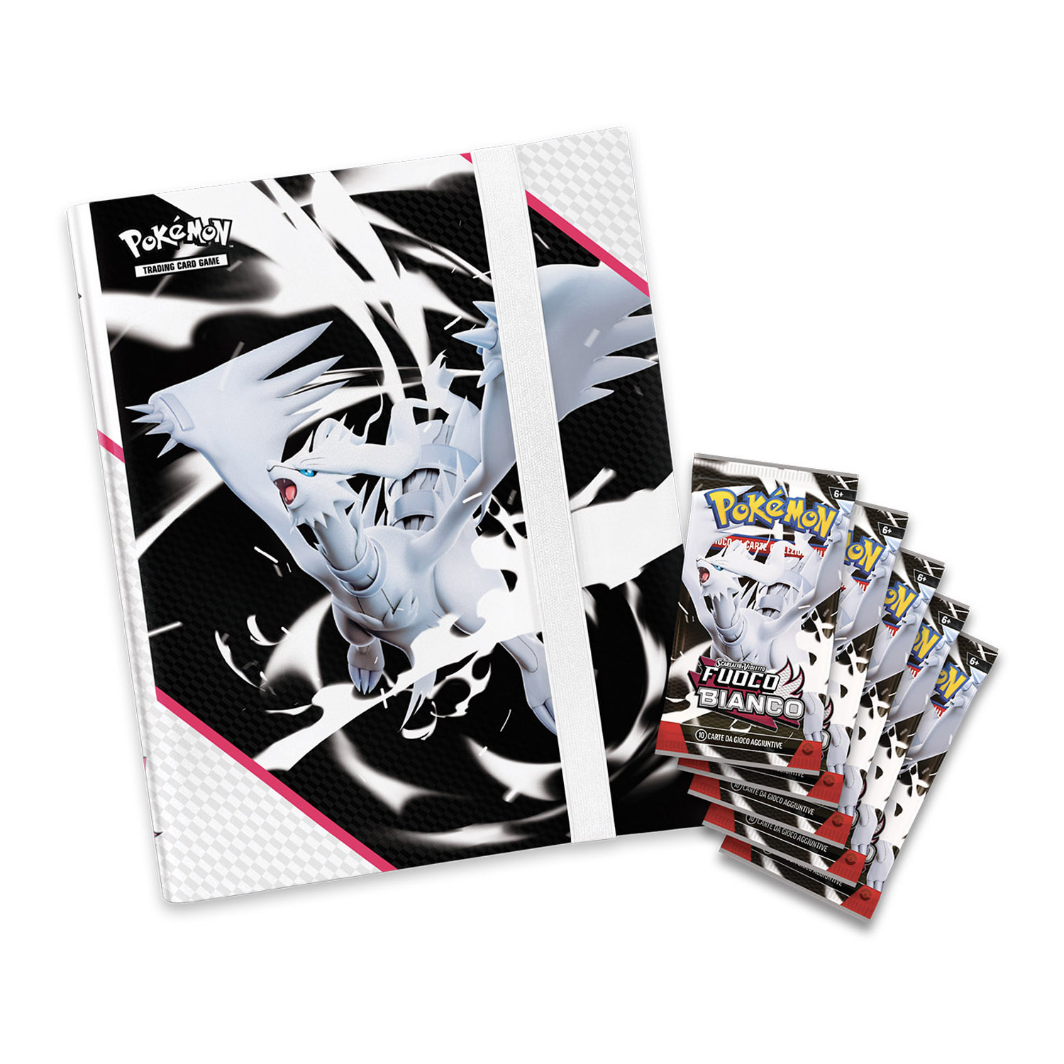 Collezione Con Raccoglitore Scarlatto e Violetto, Fuoco Bianco - Pokémon