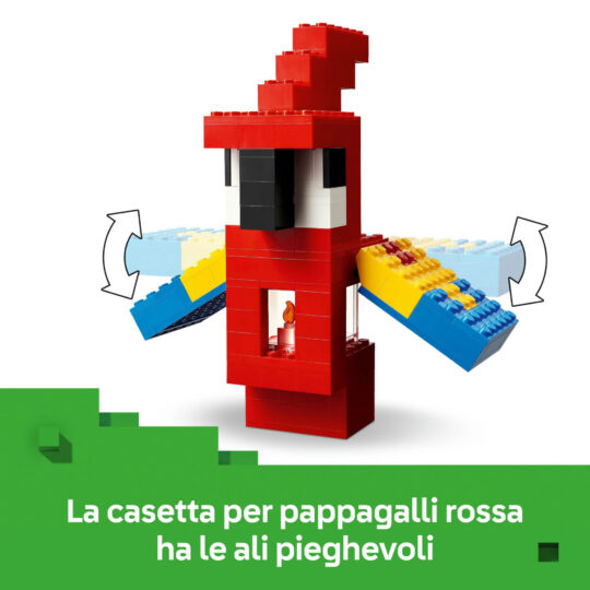 LEGO Minecraft 21282 Le Case Pappagallo Giocattolo con Funzioni - LEGO, Minecraft