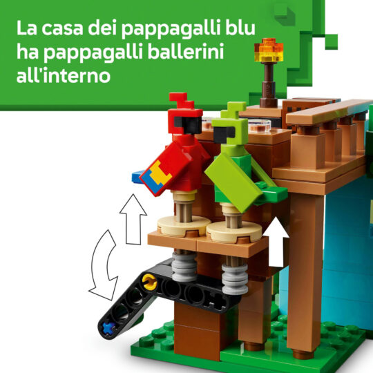 LEGO Minecraft 21282 Le Case Pappagallo Giocattolo con Funzioni - LEGO, Minecraft