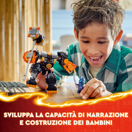 LEGO Ninjago 71806 Mech Elemento di Terra di Cole - LEGO
