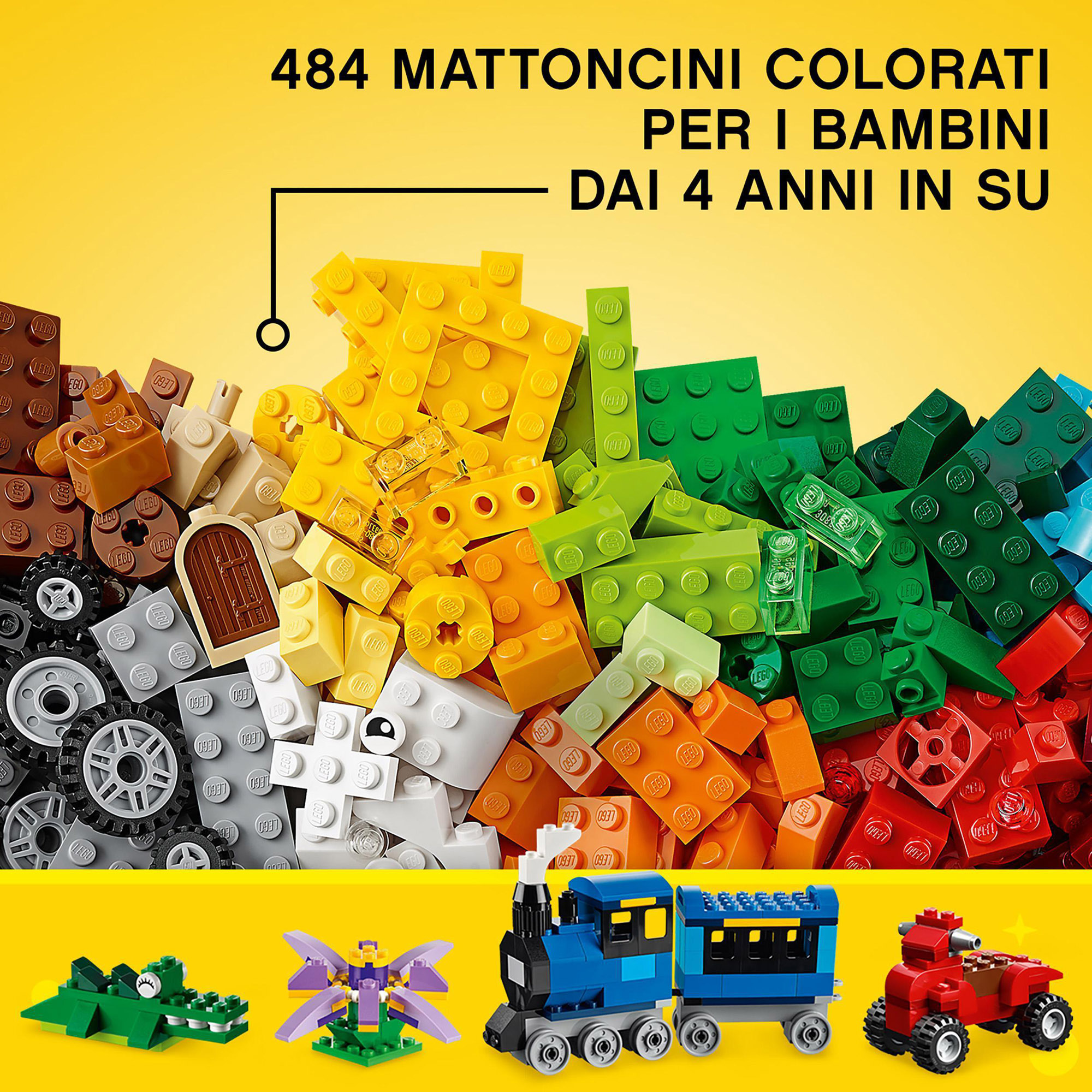 LEGO Classic 10696 Scatola Mattoncini Creativi Media - LEGO
