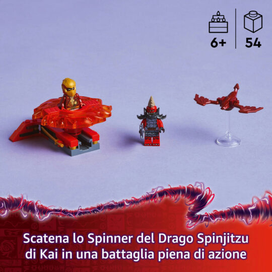 LEGO Ninjago 71823 Spinner Del Drago Spinjitzu di Kai - LEGO