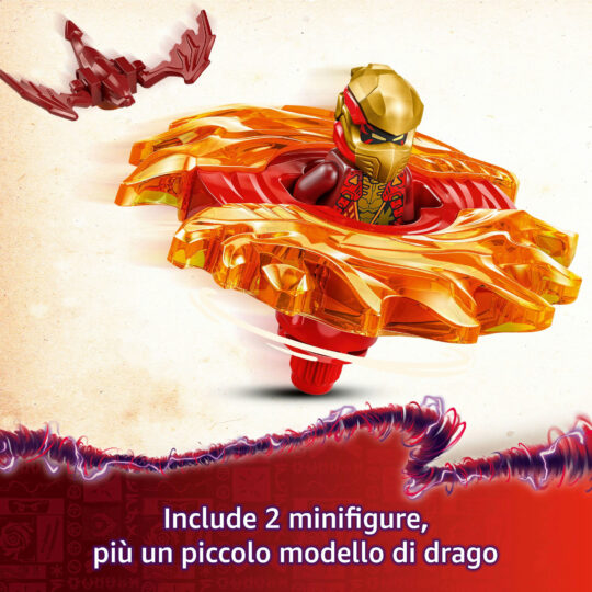 LEGO Ninjago 71823 Spinner Del Drago Spinjitzu di Kai - LEGO