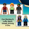 LEGO One Piece 75638 Battaglia Ad Arlong Park con 5 Figure - One Piece, LEGO