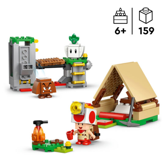 LEGO Super Mario 72040 Campeggio con Capitan Toad - LEGO, Super Mario
