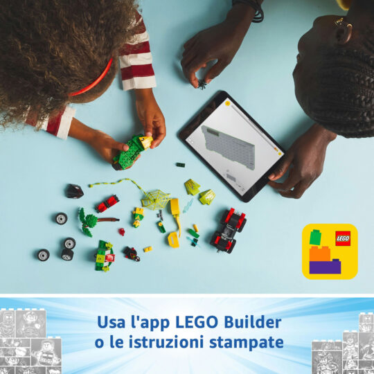 LEGO Spidey e I Suoi Fantastici Amici 11198 Inseguimento Sui Dino-Veicoli di Spin Ed Electro - LEGO, Marvel